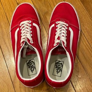 Men’s size 10 red Vans